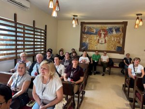Dzisiaj, podczas naszej pierwszej pielgrzymkowej Eucharystii w Jordanii, w Kości (9)